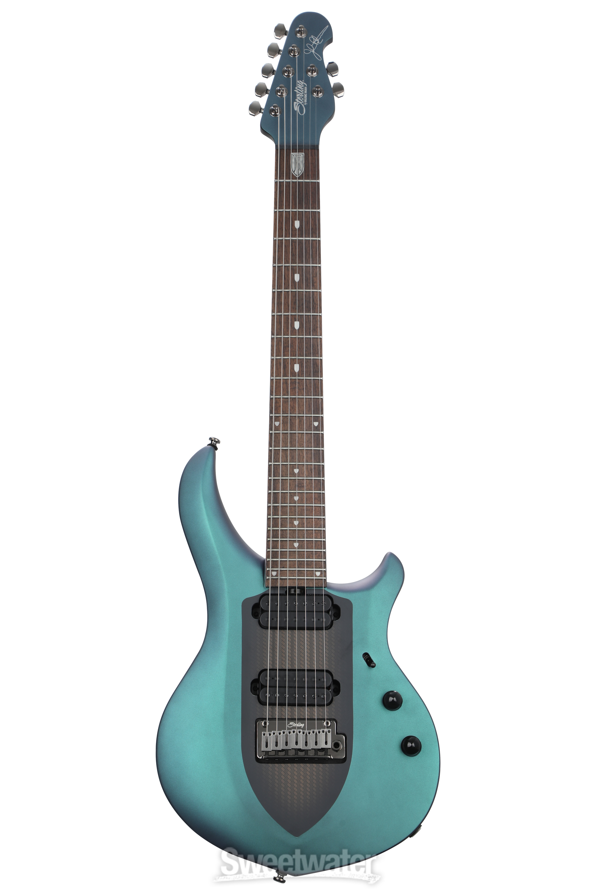 Sterling JP157 ジョン・ペトルーシモデル 7弦ギター動画あり Sterling