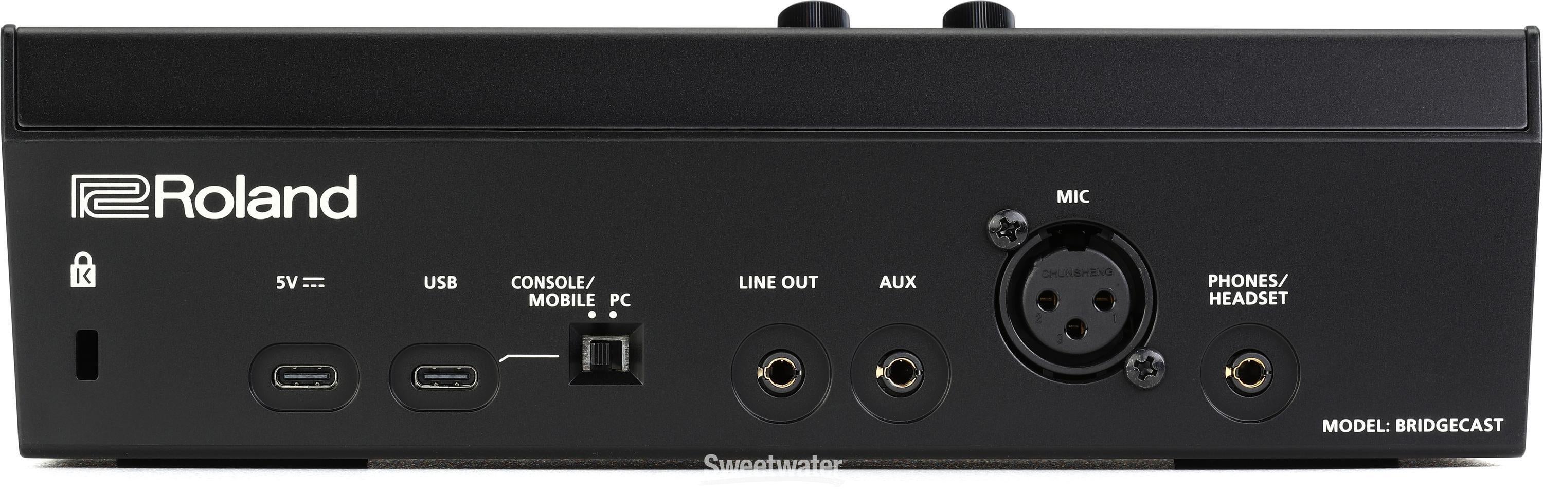 Roland Bridge Cast Dual-bus Gaming Audio Mixer Reviews | Sweetwater