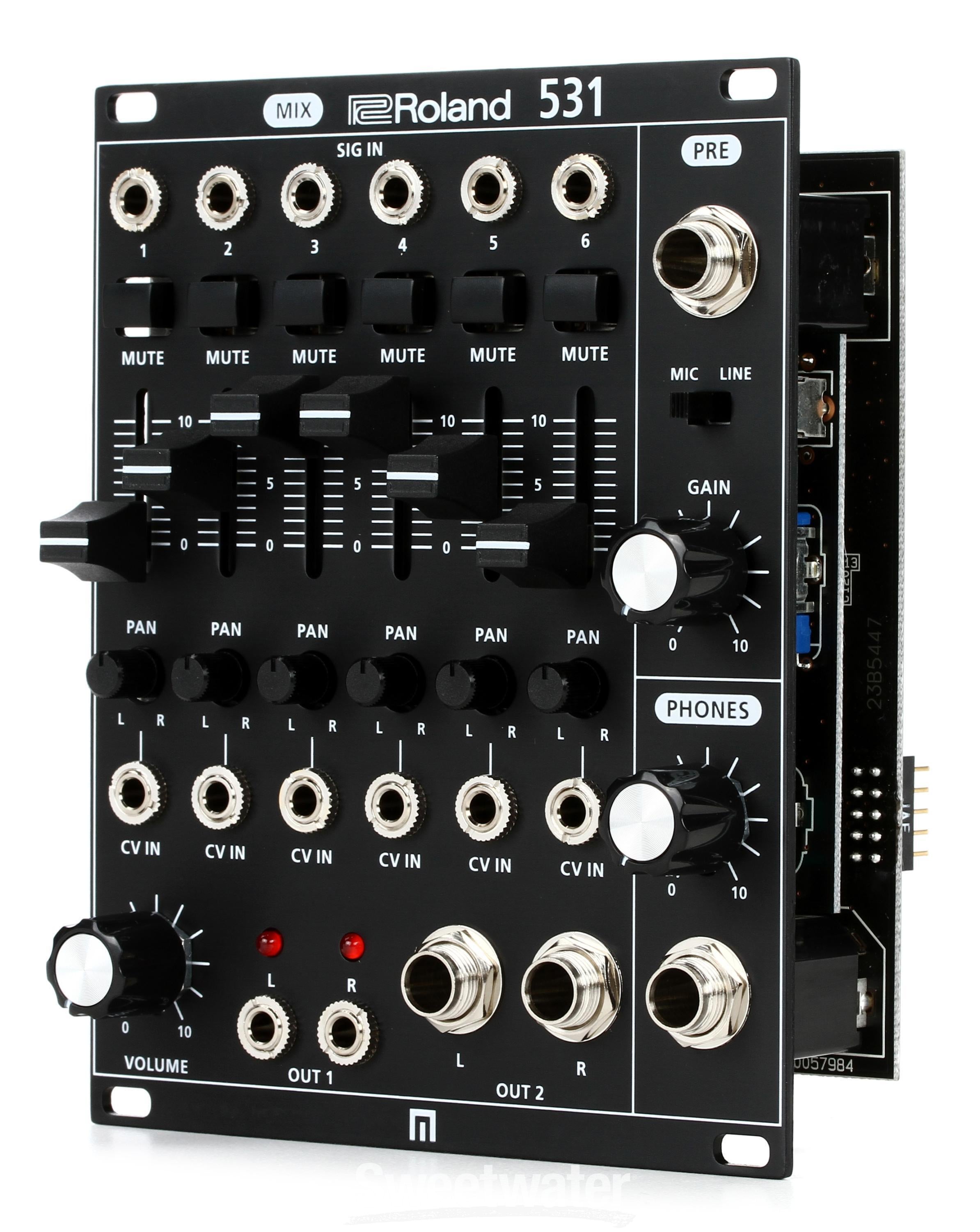 Roland System-500 531 Eurorack Mixer Module | Sweetwater