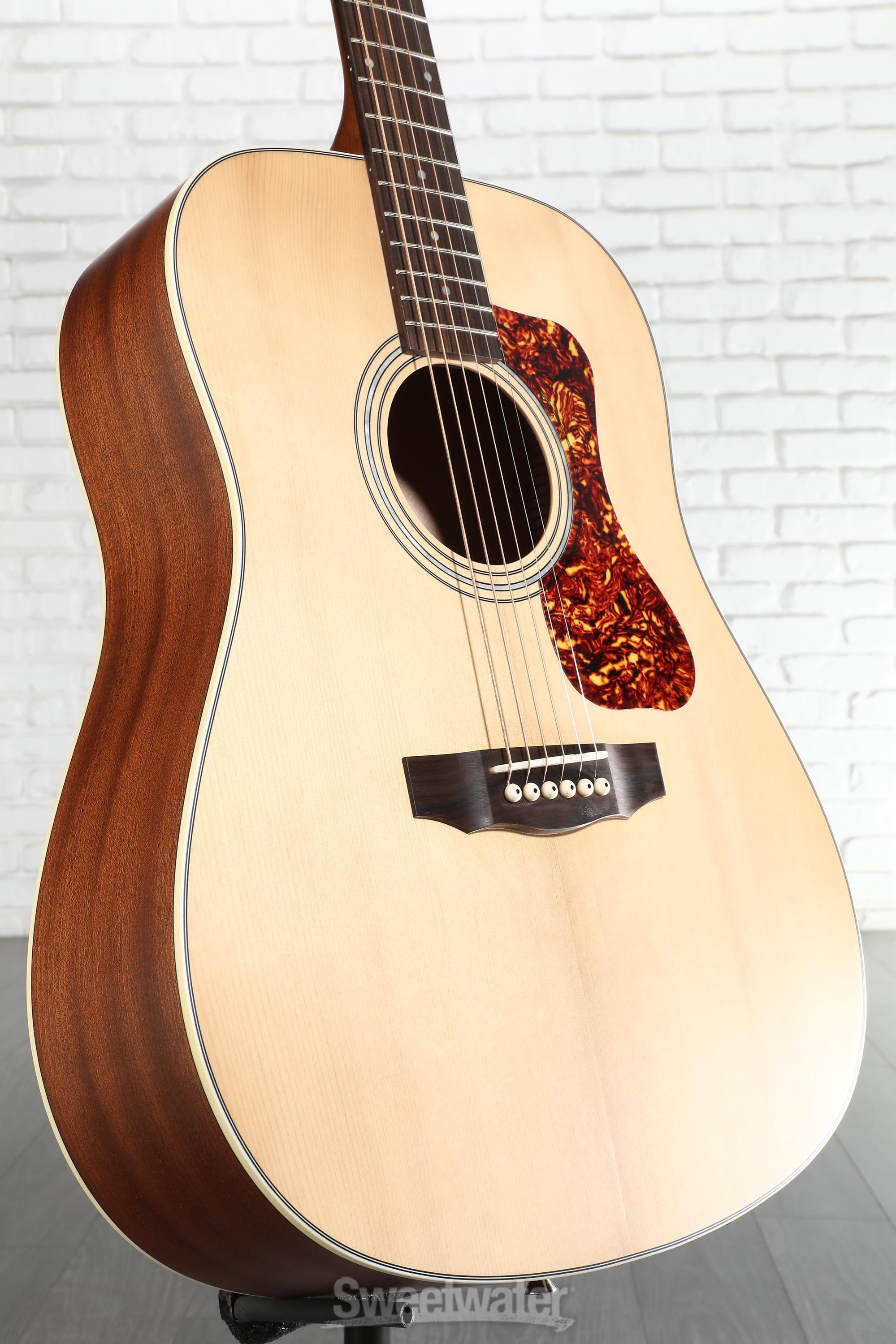 Guild D-240E Acoustic-Electric Guitar - Natural | Sweetwater