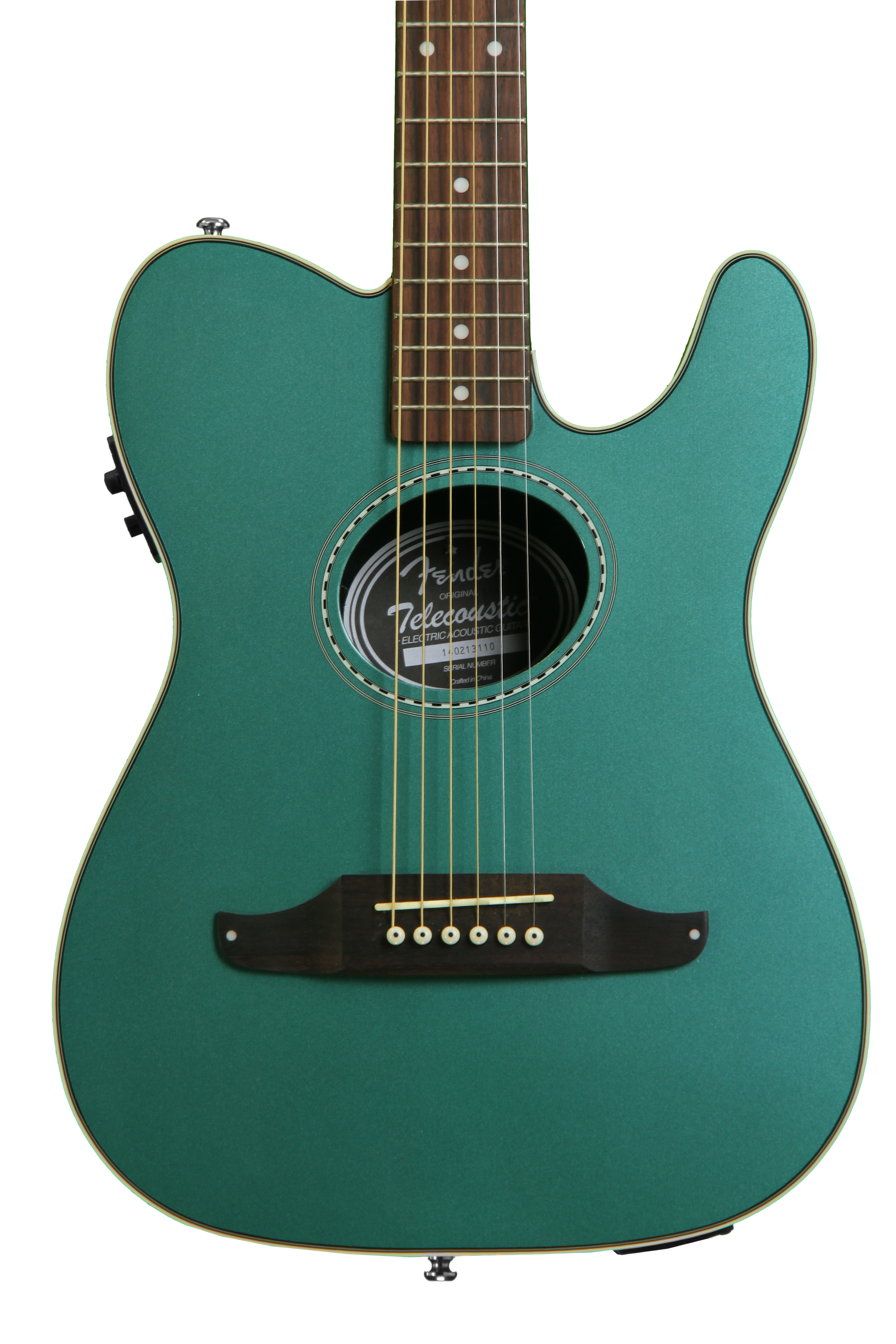 Fender Telecoustic Plus - Sherwood Green | Sweetwater