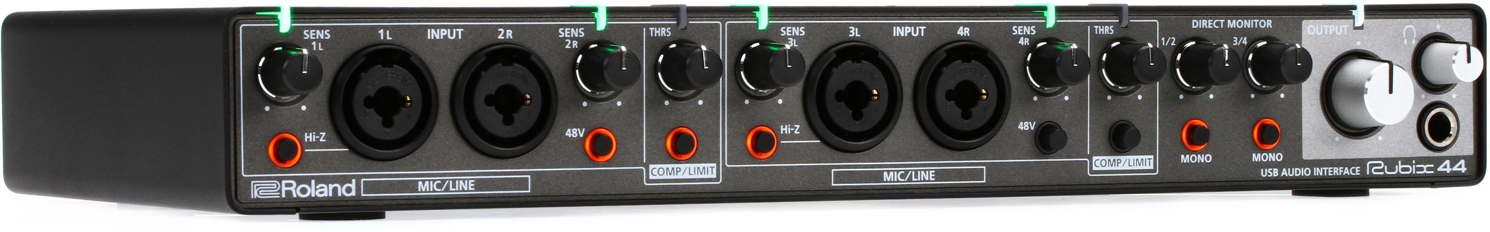 Roland Rubix 44 USB Audio Interface | Sweetwater