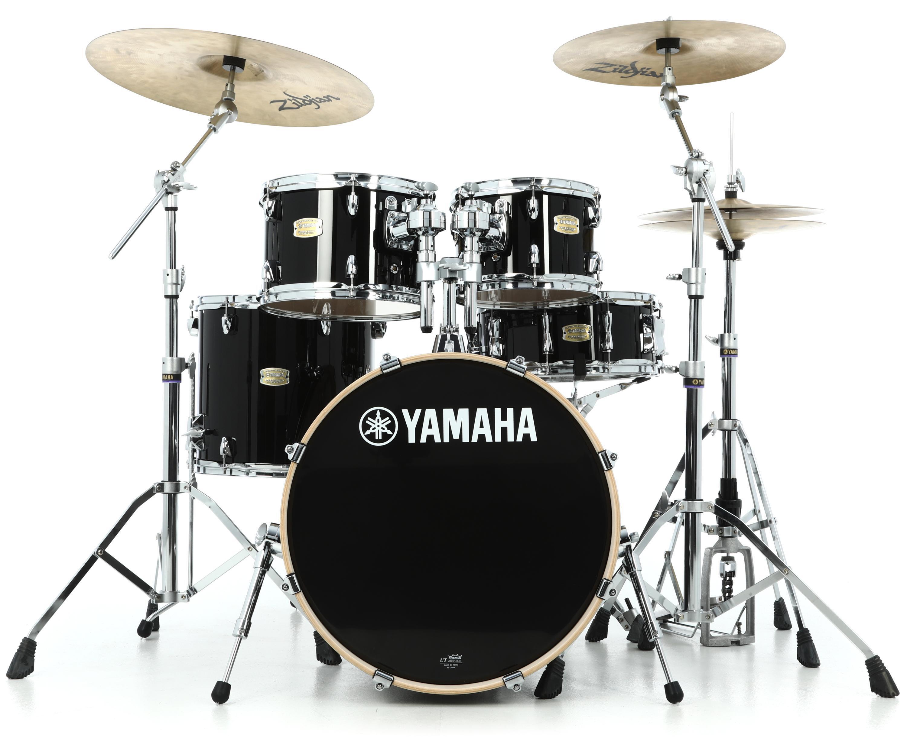 Yamaha SBP2F50 Stage Custom Birch 5-piece Shell Pack - Raven Black