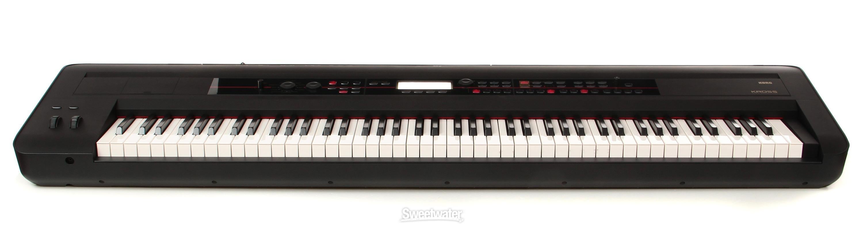 Korg Kross 88-key Synthesizer Workstation - Black | Sweetwater