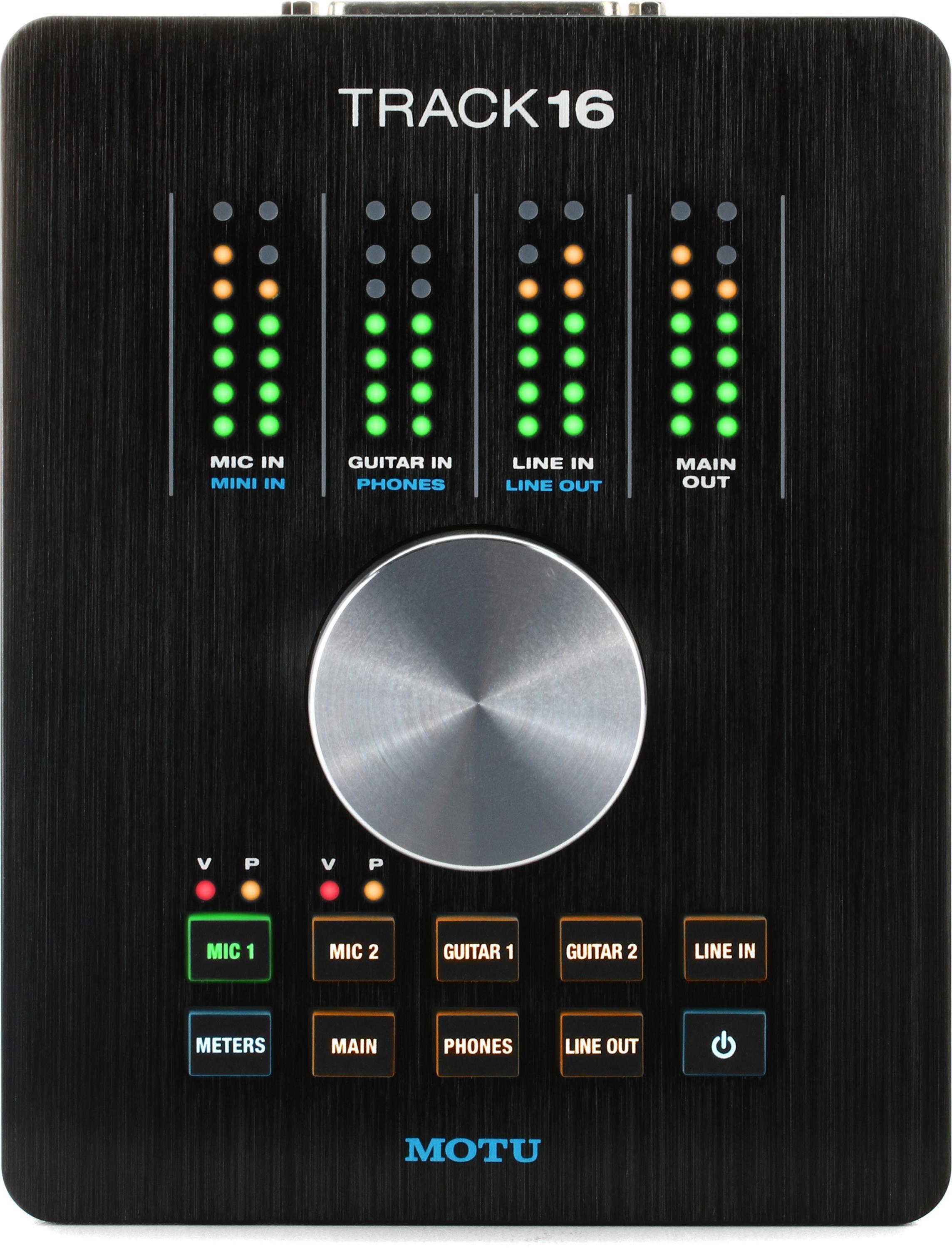 MOTU Track16 Desktop USB / FireWire Audio Interface | Sweetwater