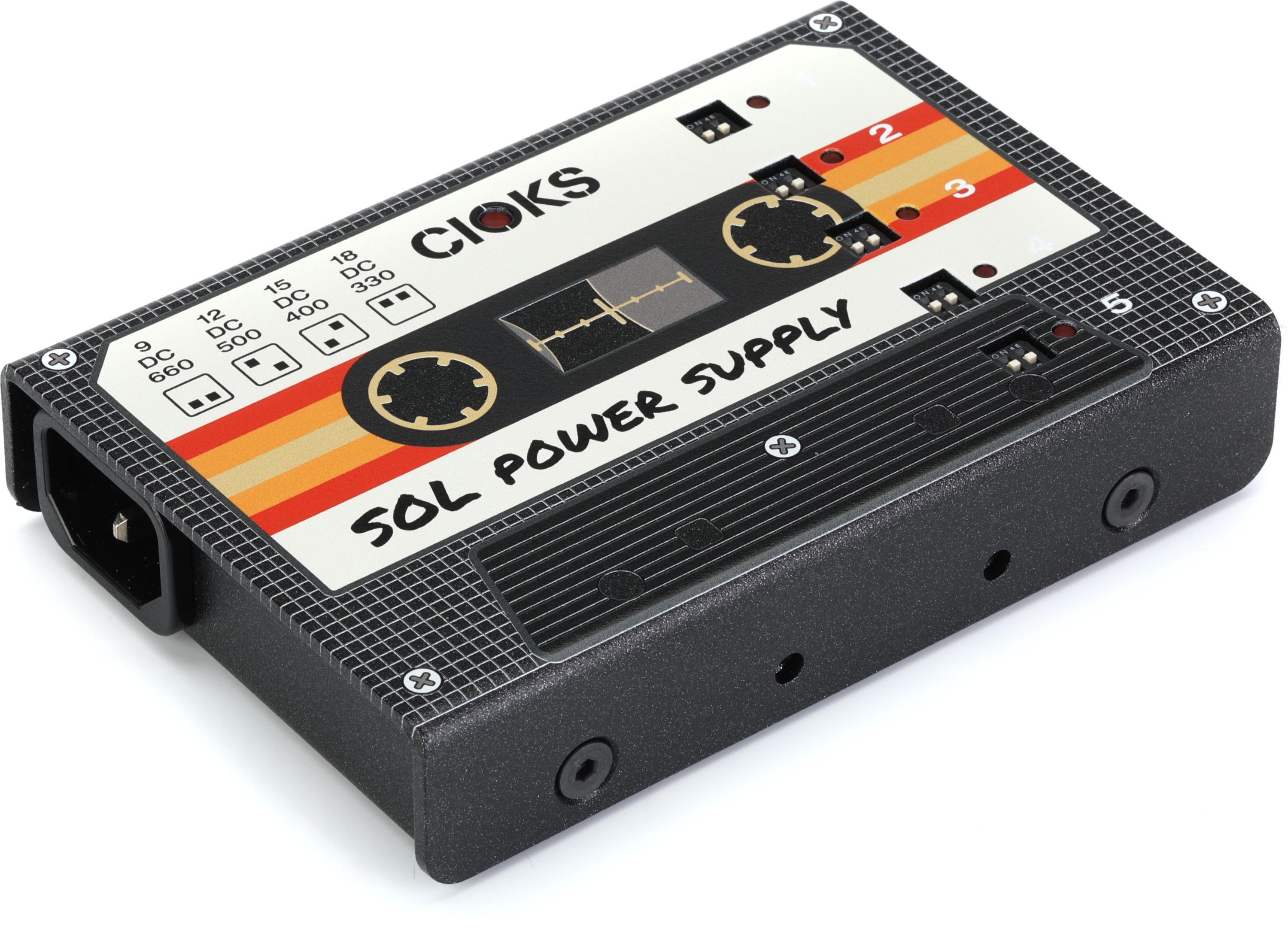 CIOKS SOL Pedal Power Supply - Cassette | Sweetwater