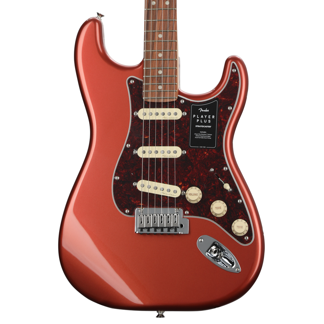 Fender Player Plus Stratocaster - Aged Candy Apple Red with Pau