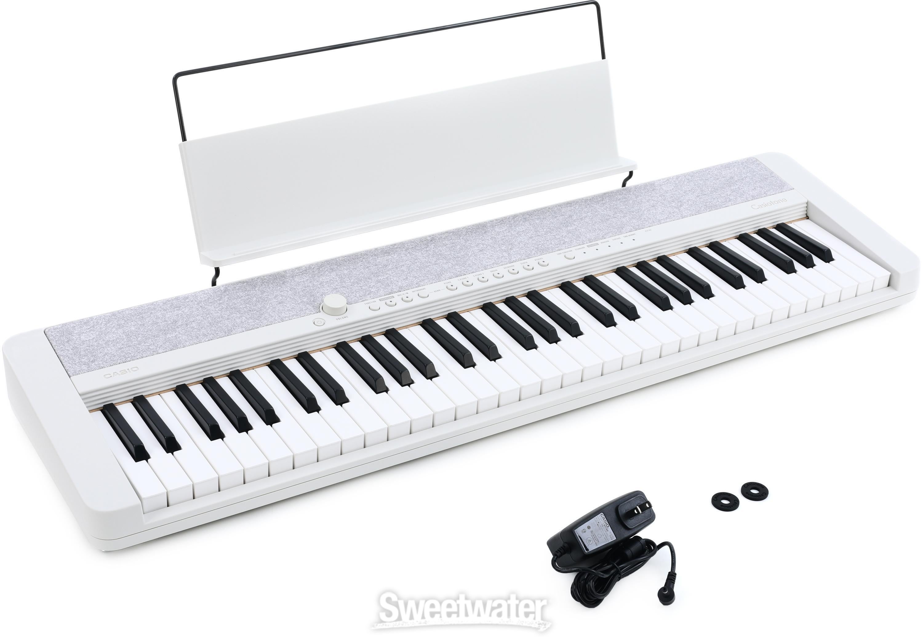 Casio CT-S1 61-key Portable Keyboard - White Reviews | Sweetwater