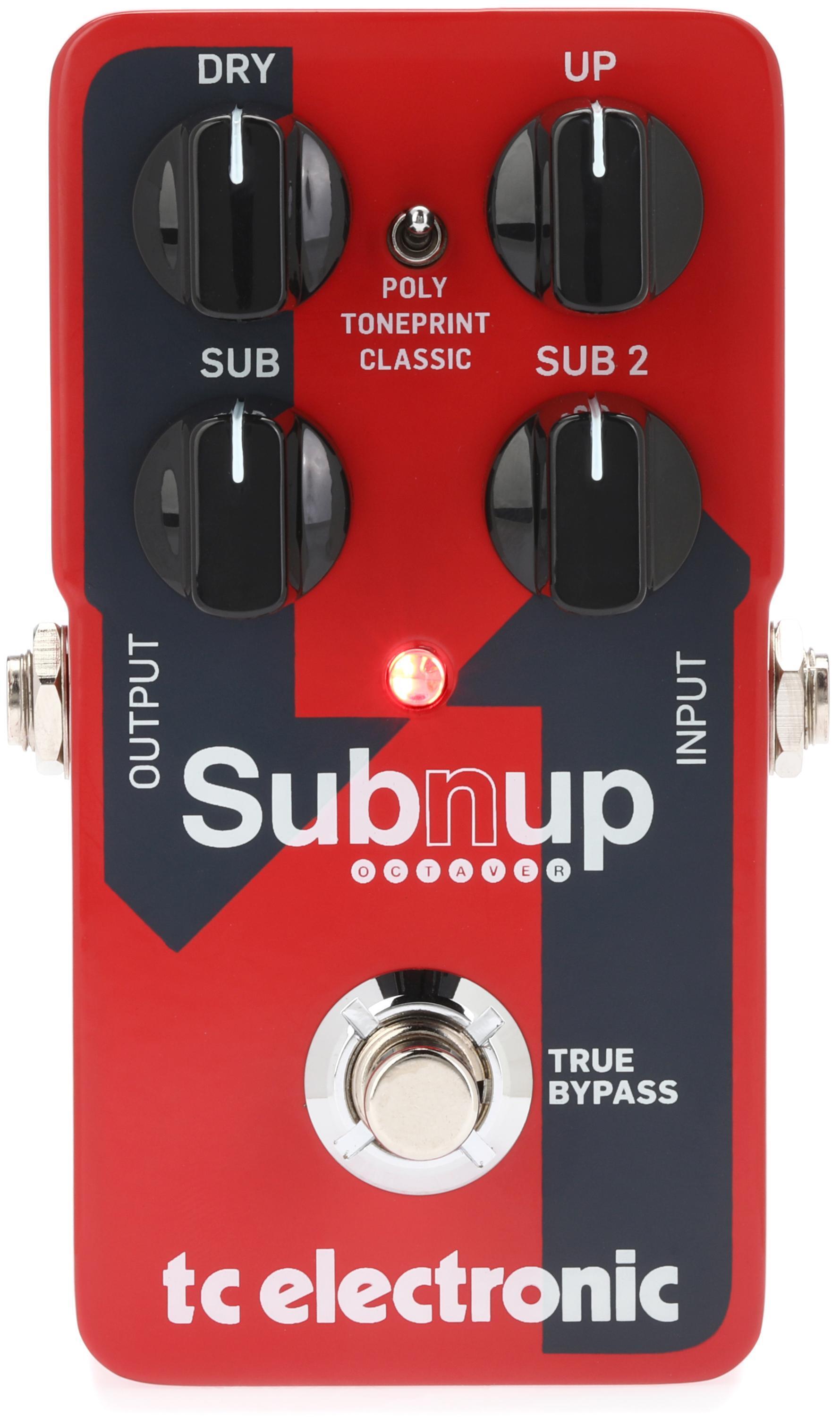 TC Electronic Sub 'N' Up Octaver Dual Octave Pedal | Sweetwater