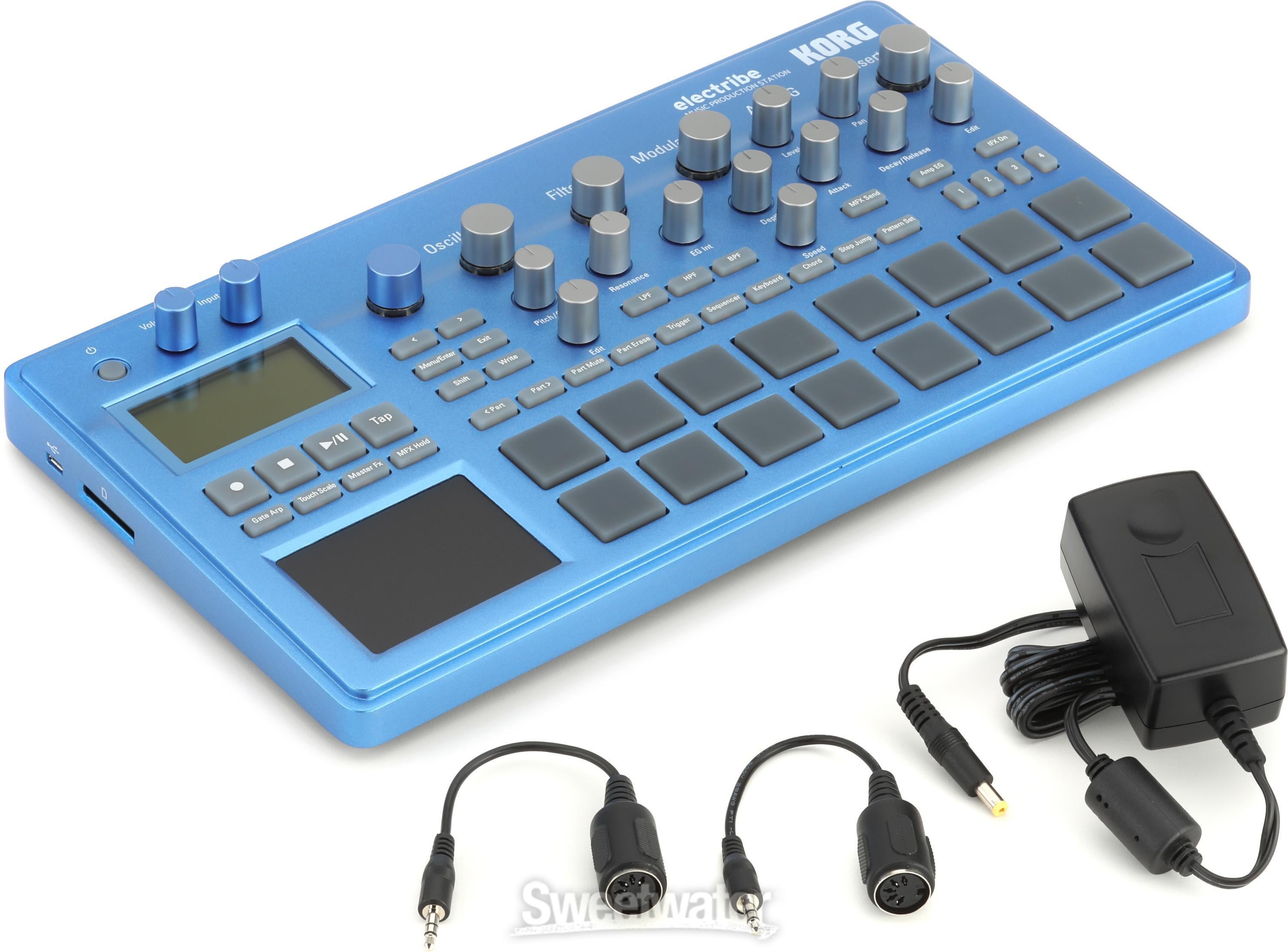 Korg Electribe - Metallic Blue | Sweetwater