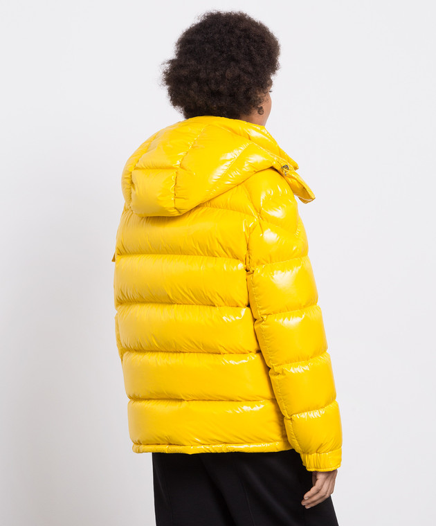 Moncler - Yellow Maire down jacket with logo 1A0014268950 - shop
