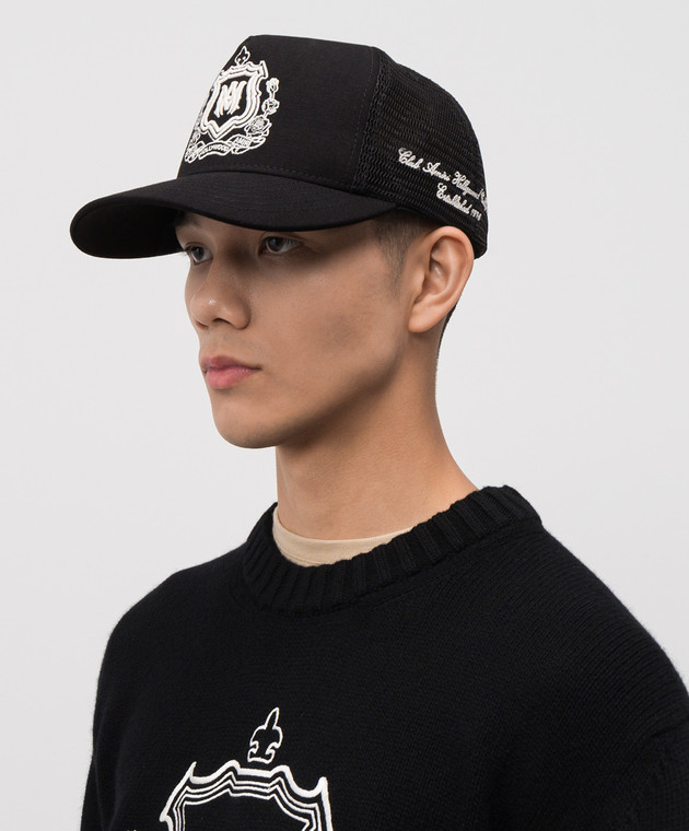 AMIRI - Black MA CREST cap AMHATR1037 - shop with Finland delivery