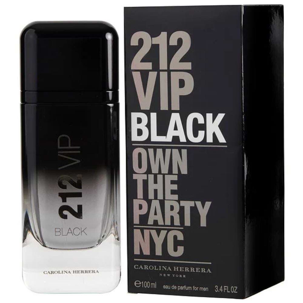 Carolina Herrera 212 VIP Black Men EDP 3.4 OZ |MaxAroma.com