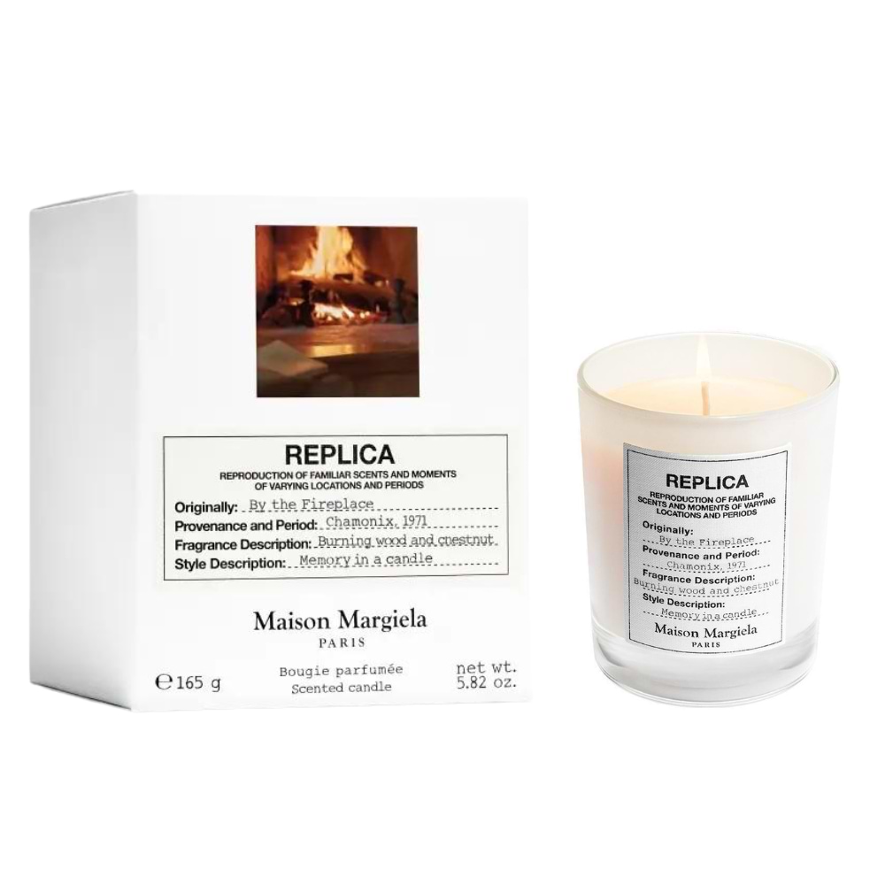 Maison Margiela By The Fireplace Candle 165g-Perfect For Intimate