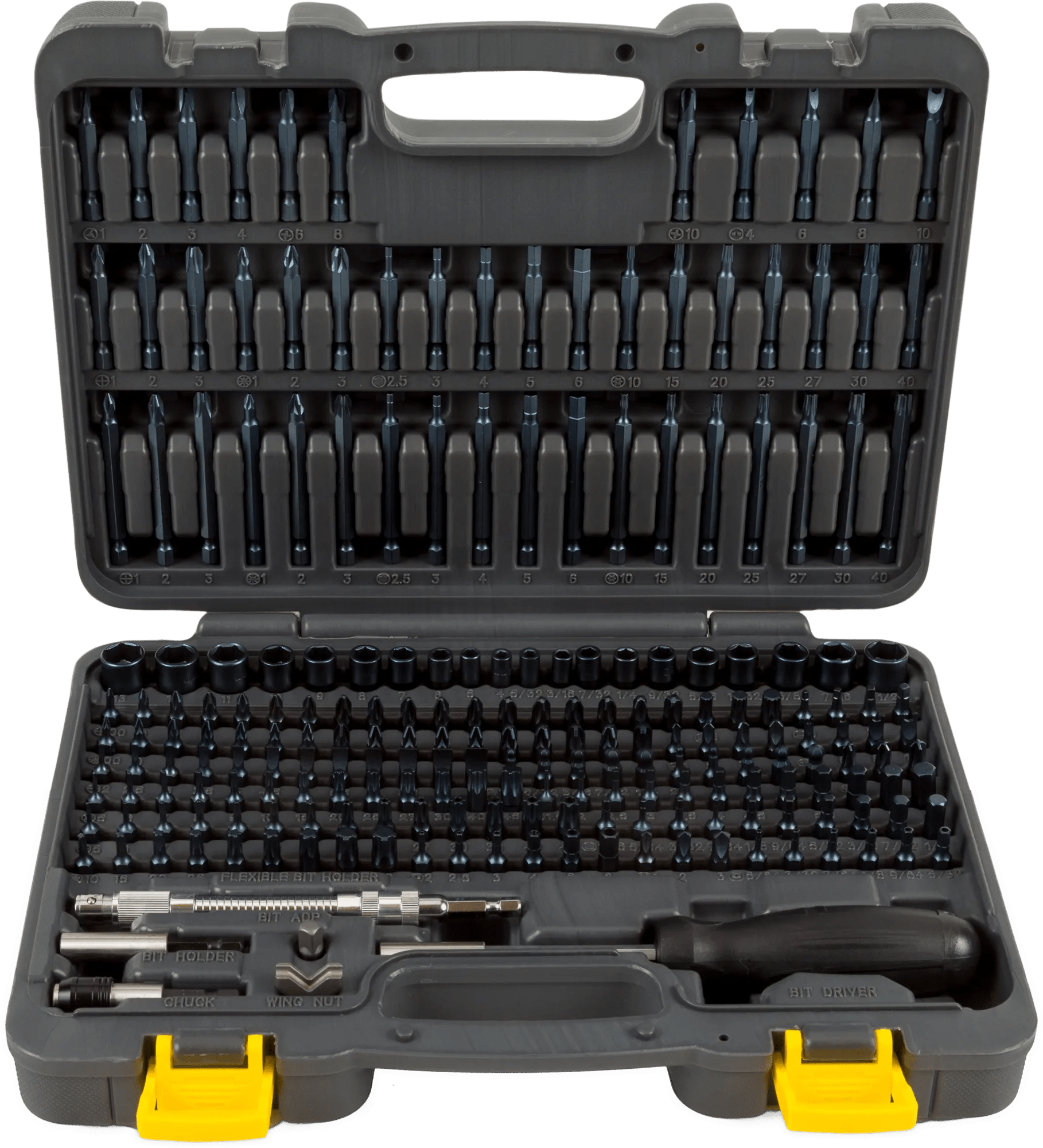 221 Piece Bit-Max Pro Master Insert Bit & Driver Kit - Kimball Midwest