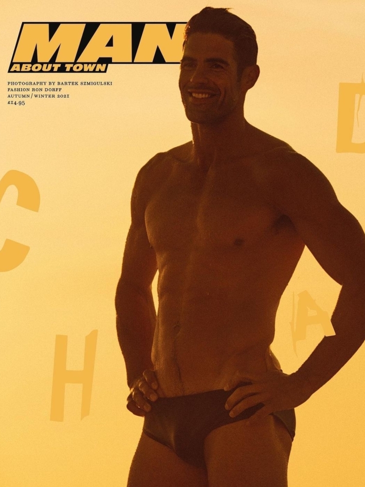 Chad White on the cover of Man About Town by Bartek Szmigulski