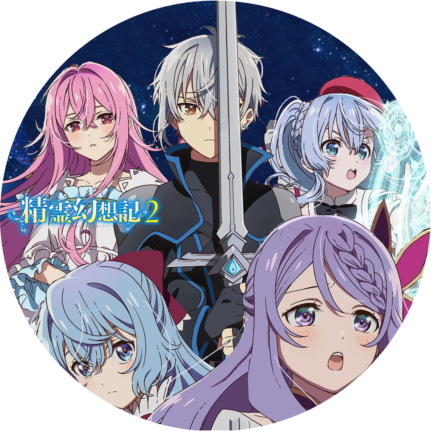 精霊幻想記2 ” の DVDラベルです | meechanmama(みーちゃんママ)の部屋