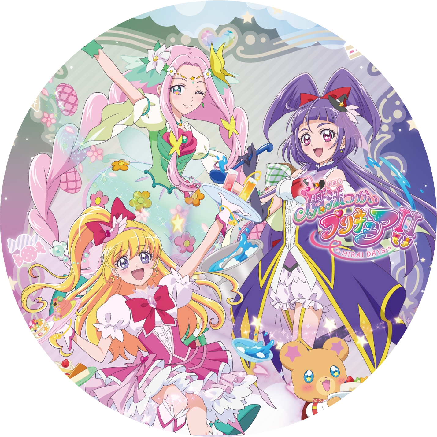 魔法つかいプリキュア!! MIRAI DAYS ” の DVDラベルです | meechanmama