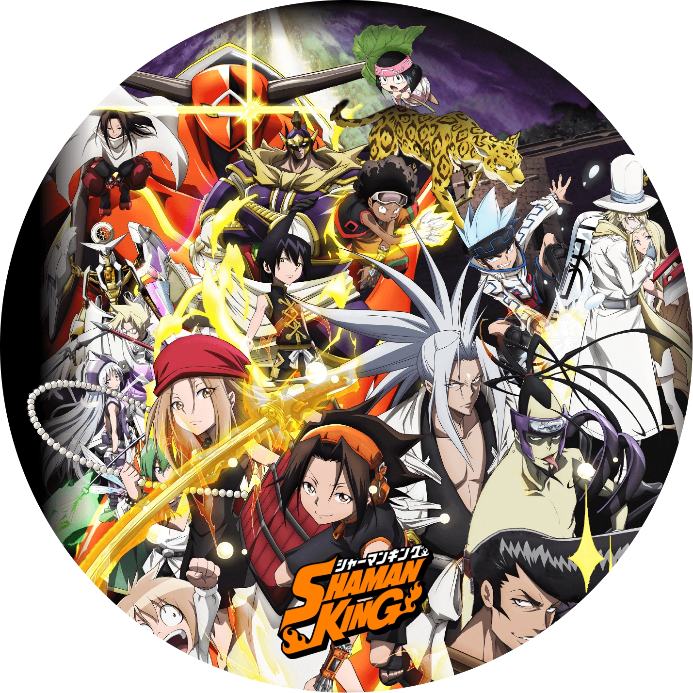 シャーマンキング ” 2021年版, 2001年版 のDVDラベルです