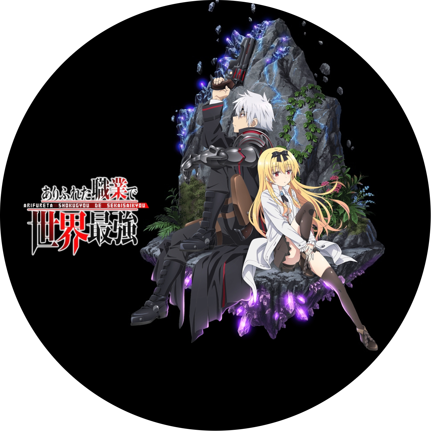 ありふれた職業で世界最強 ” 1期, 2期 の DVDラベルです | meechanmama