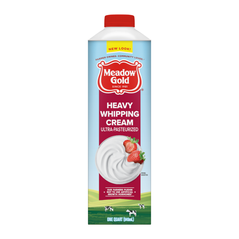 Heavy Whipping Cream Tetra Quart - Meadow Gold® Dairy