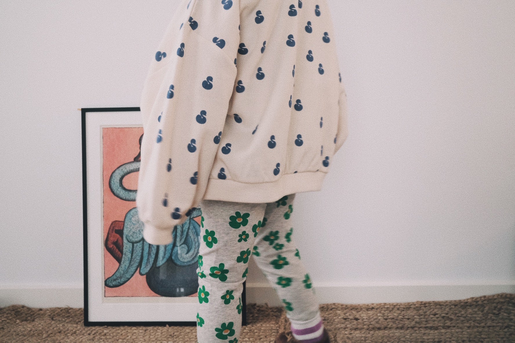 SWAN OVERSIZED SWEATSHIRT – melted butter