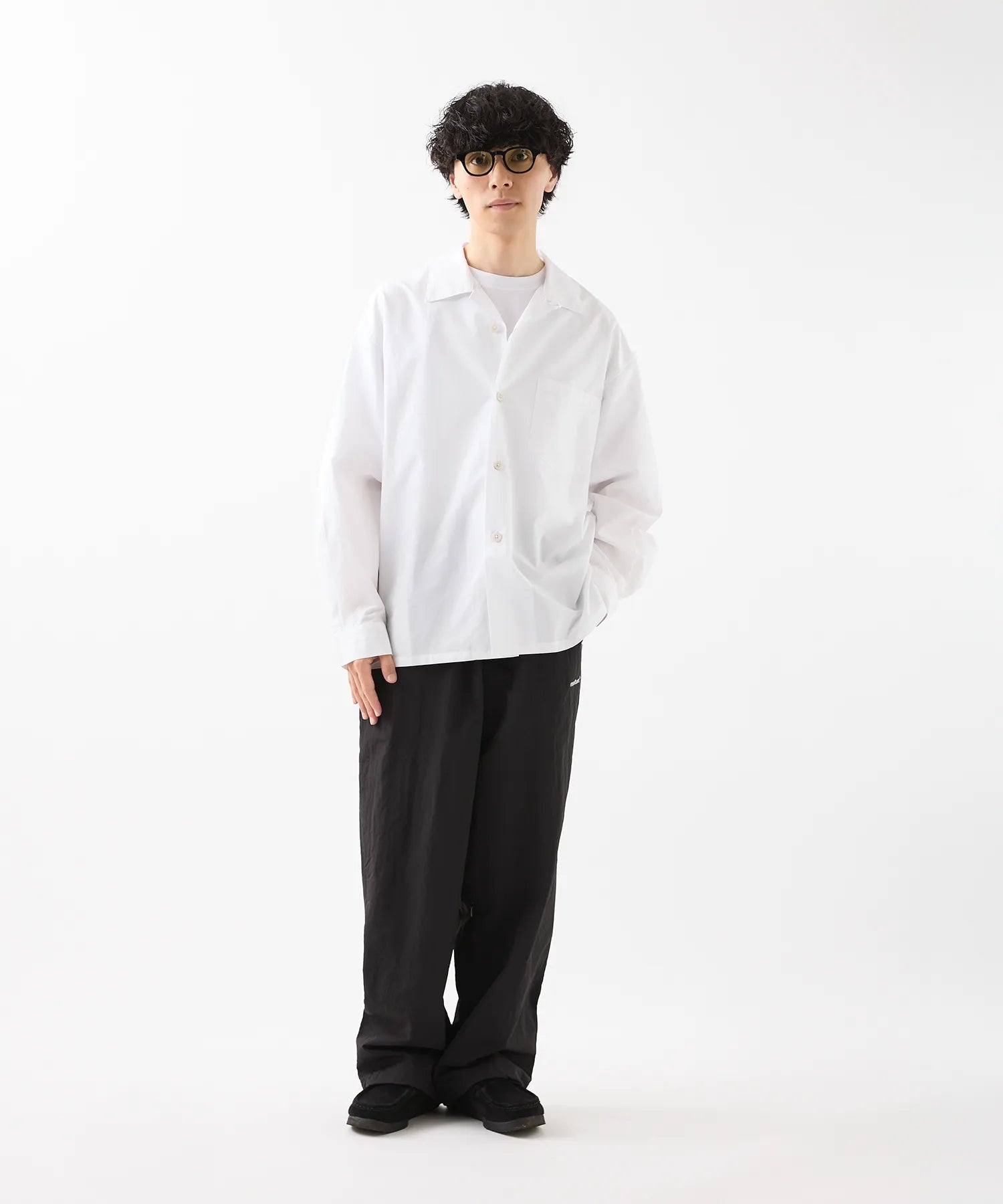 THOMAS MASON OPEN COLLAR SHIRT