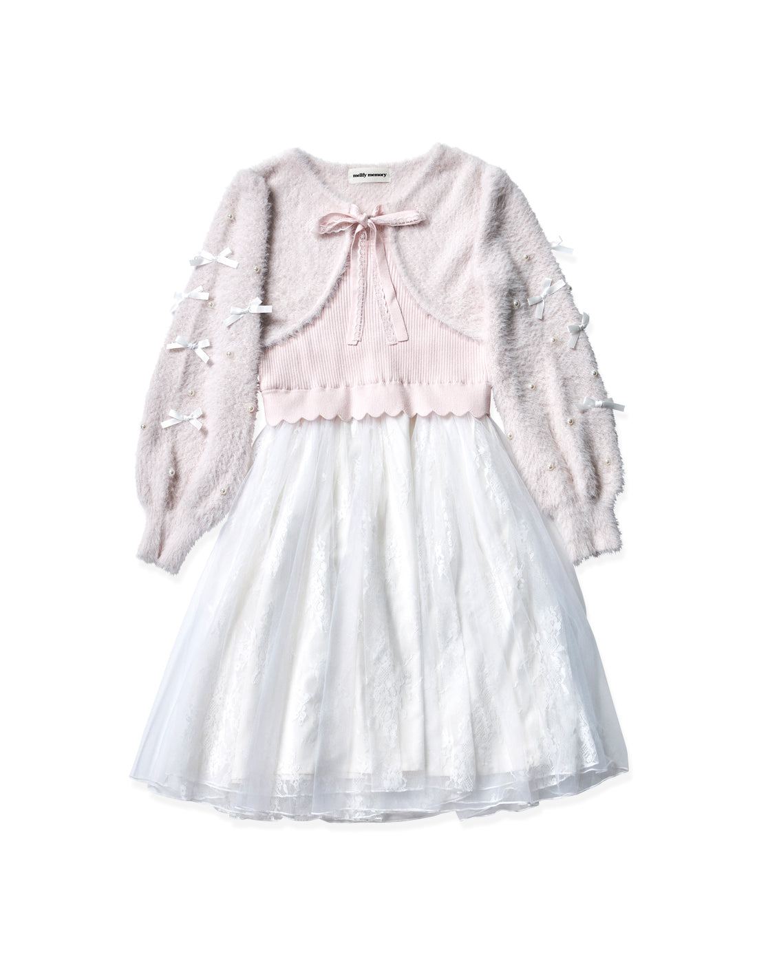 Melty fluffy knit ワンピース – mellfy memory