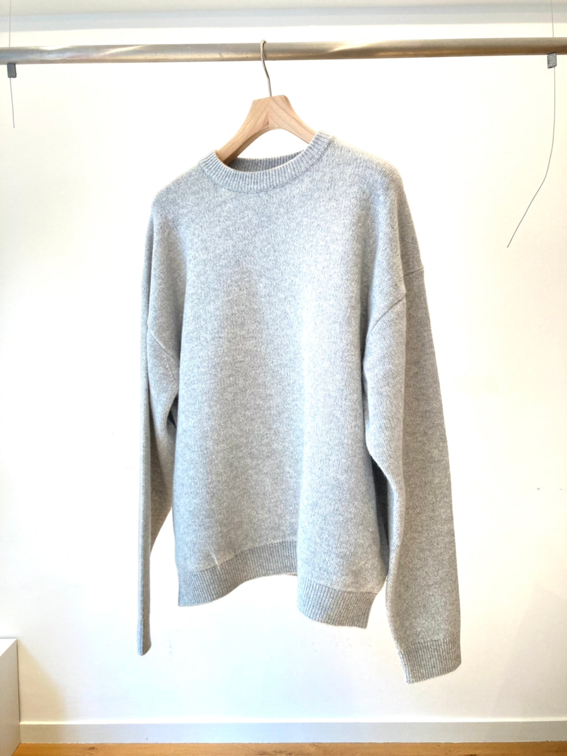 PURE CASHMERE SWEAT KNIT PULL OVER/CAPO-2A05 – meias online