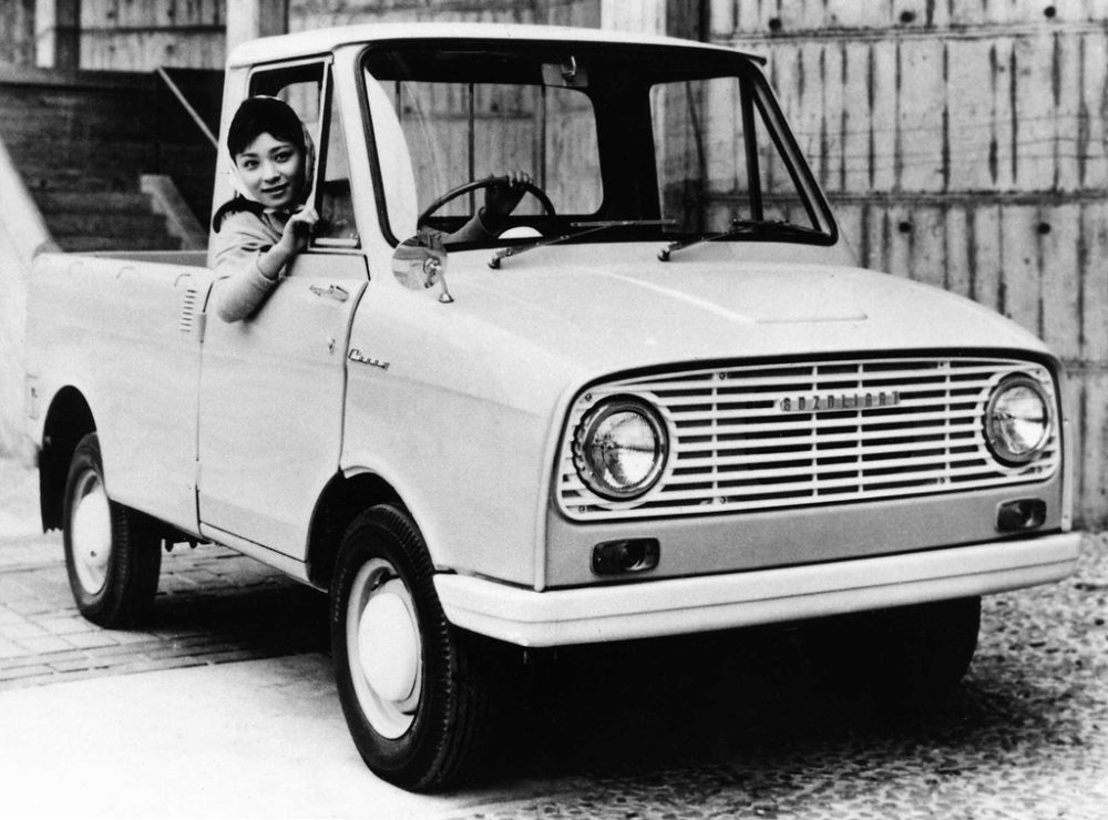 1968年 スズキ感謝制度記念額『四輪』プリント 横約48.5cm 鈴木自動車