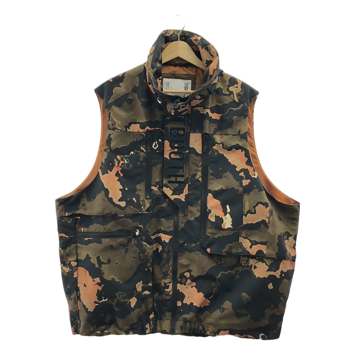 RIPSTOP TACTICAL VEST ORANGE CAMO リップストップ タクティカル