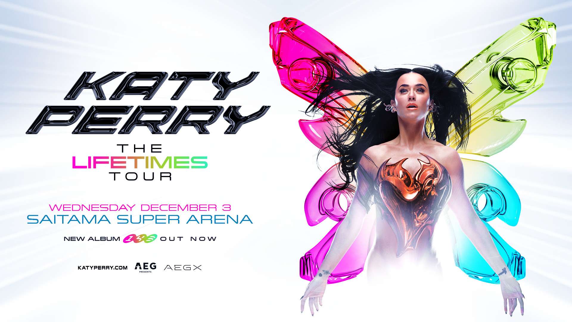 Katy Perry's “The Lifetimes Tour” Hits Tokyo This December