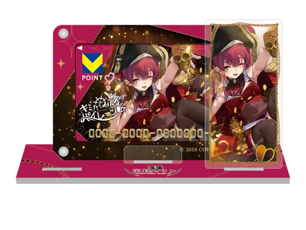 カード発行中】宝鐘マリン Vポイントカード・アクスタ付きカード