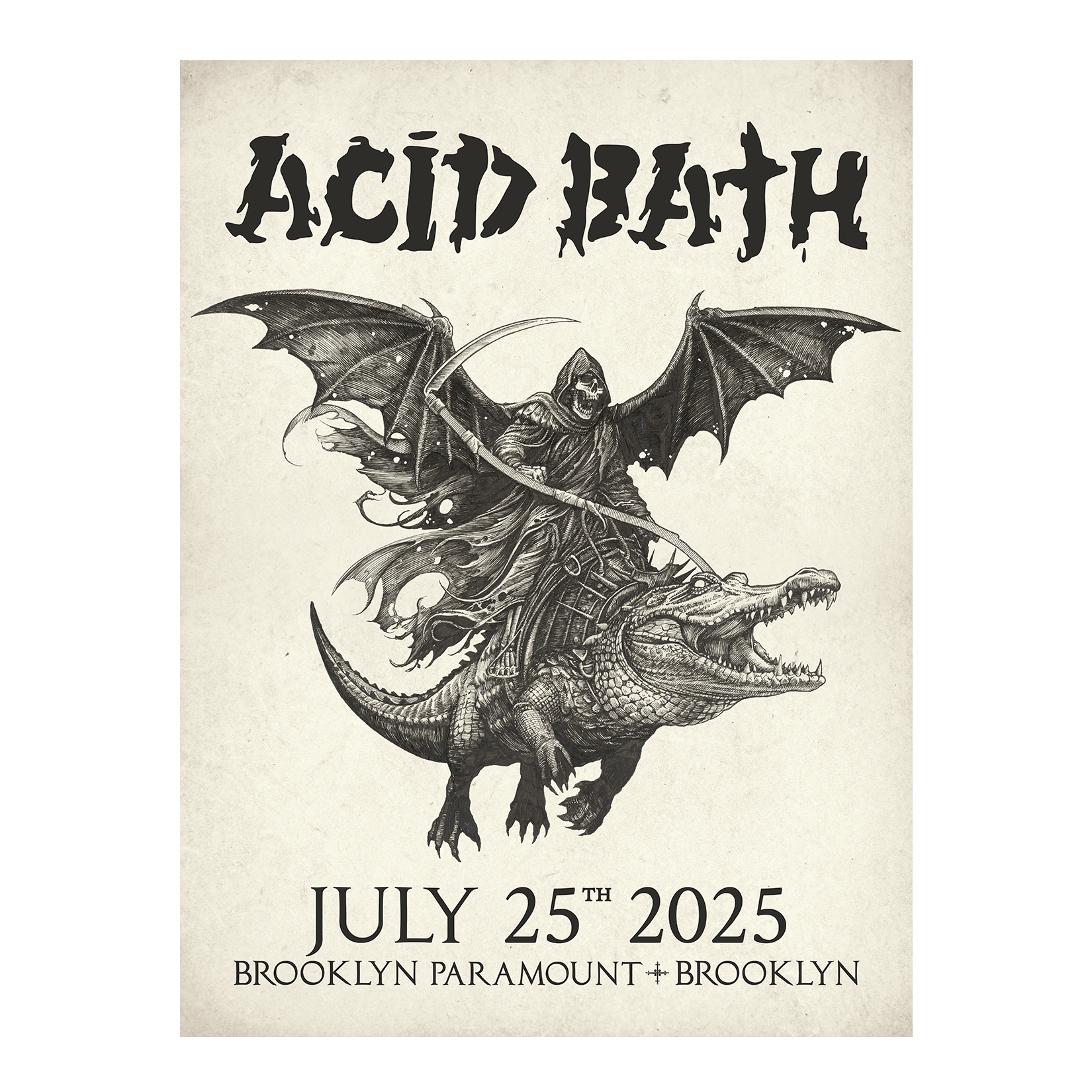 Alligator Reaper Poster - MULTIPLE DATES - 18