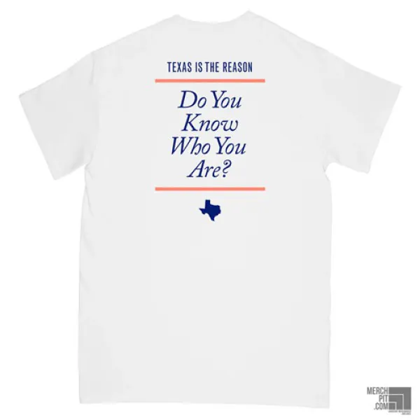 TEXAS IS THE REASON ´White Logo´ T-Shirt - MERCHPIT.COM
