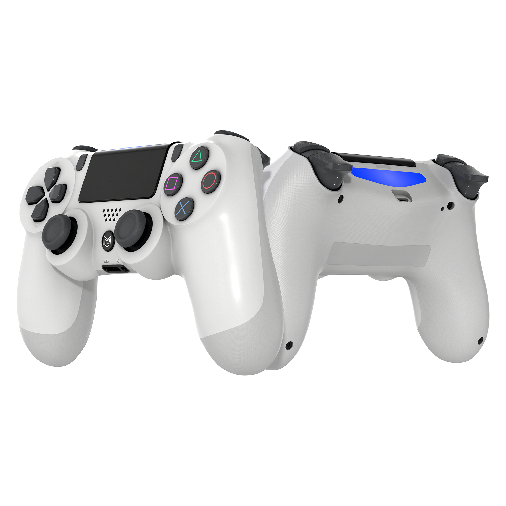 純正 PS4 コントローラー デュアルショック4 レイシャーホワイト 純正