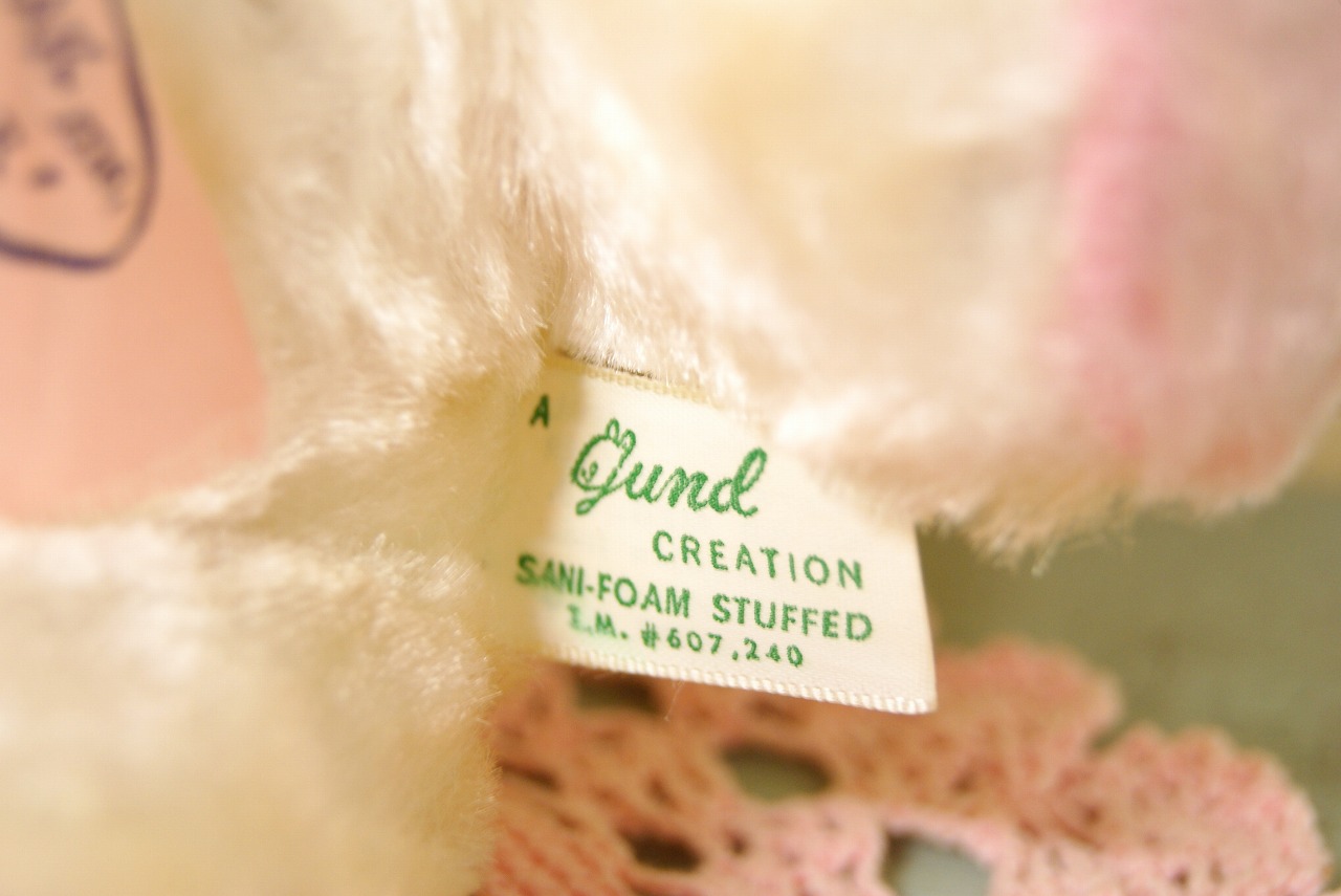 レア！GUND/ガンド製 ビンテージラバーフェイスドール☆ベビー