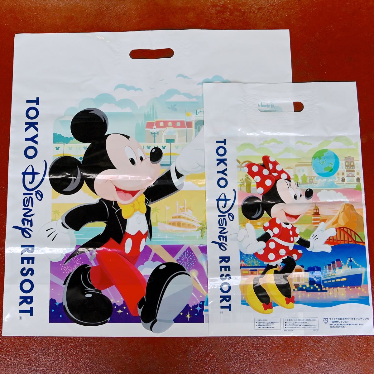 LとMの2サイズ展開！東京ディズニーリゾート ショッピングバッグ -