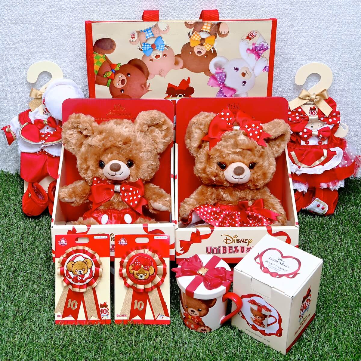 10周年をモカとプリンがお祝い！ディズニーストア「ユニベアシティ