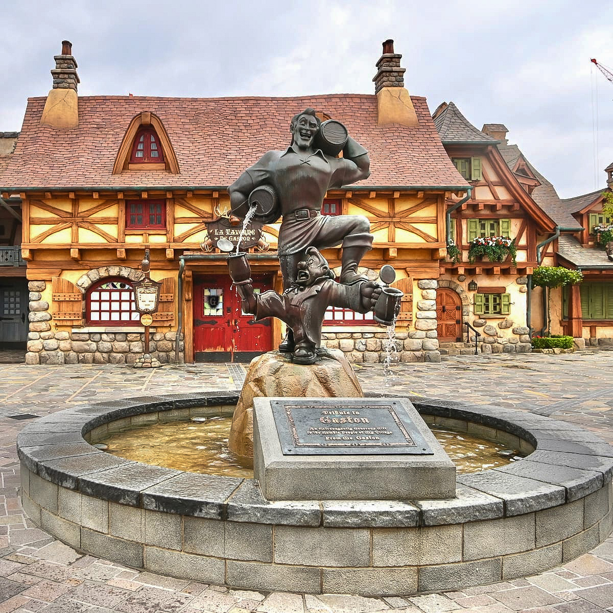 パークにある「噴水」を再現！東京ディズニーランドミニチュア