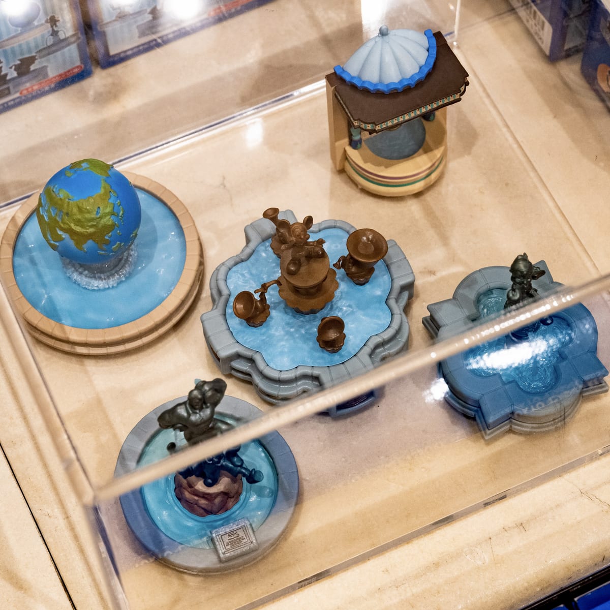 パークにある「噴水」を再現！東京ディズニーランドミニチュア