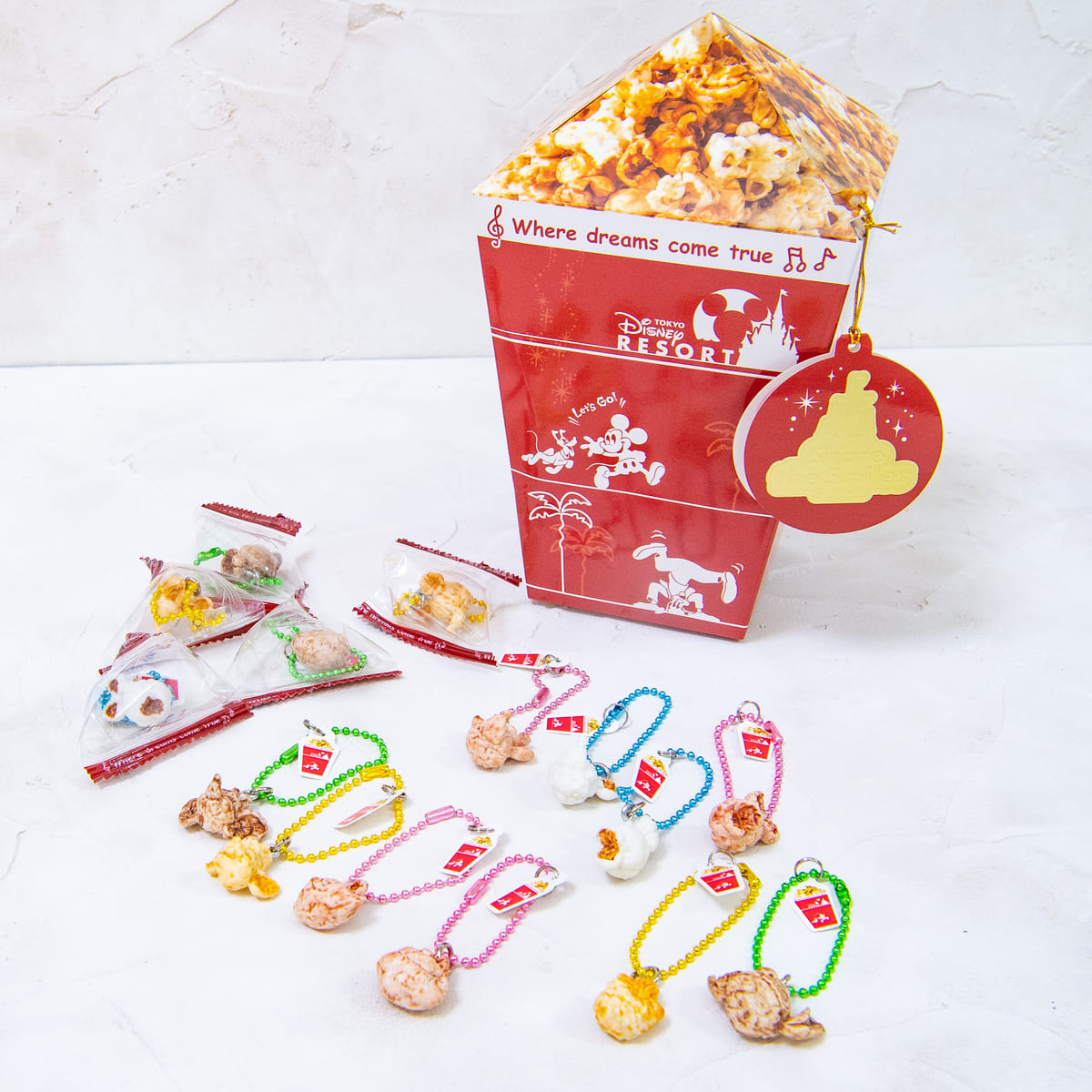 キャラクターのお顔型ポップコーン！東京ディズニーランド パーク