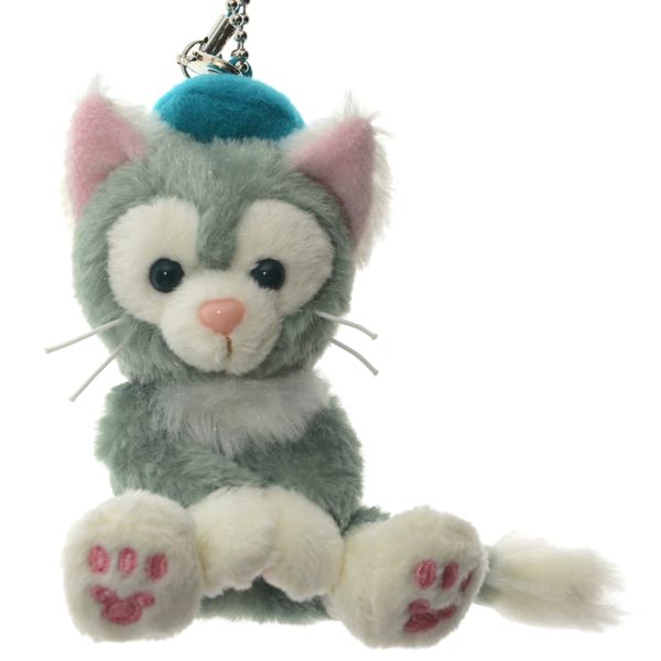 ダッフィーの新しいお友だち猫のジェラトーニぬいぐるみバッジ