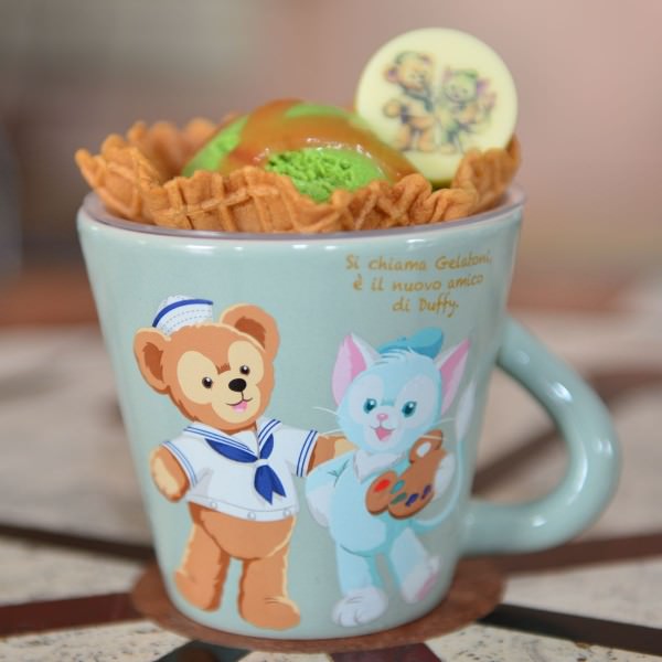 スーベニアカップ付き☆ダッフィーのお友だちジェラトーニのデザート2