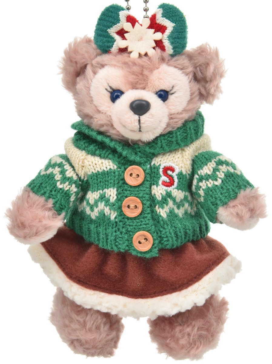 ベリーメリースノータイム☆ダッフィーのクリスマス2015ぬいぐるみバッジ -