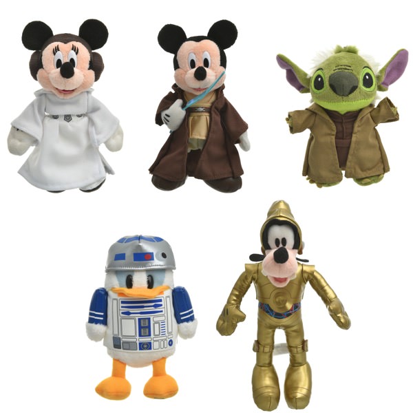 ミッキーたちがジェダイのキャラに☆ディズニーランドのスターウォーズ