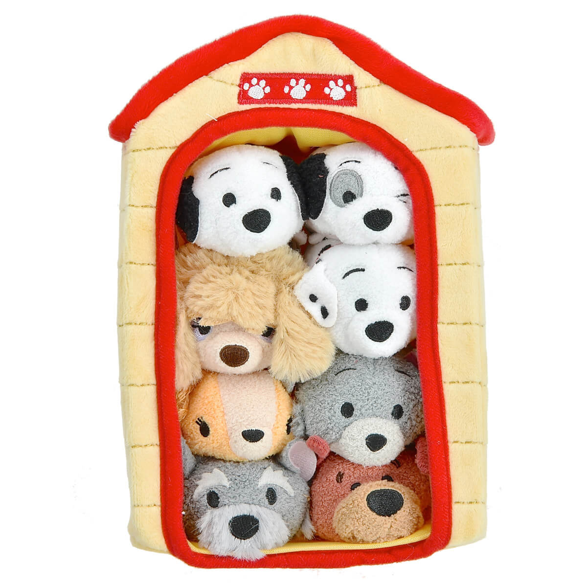 ドッグキャラが犬小屋に集合！ディズニーストア「ツムツム ぬいぐるみ
