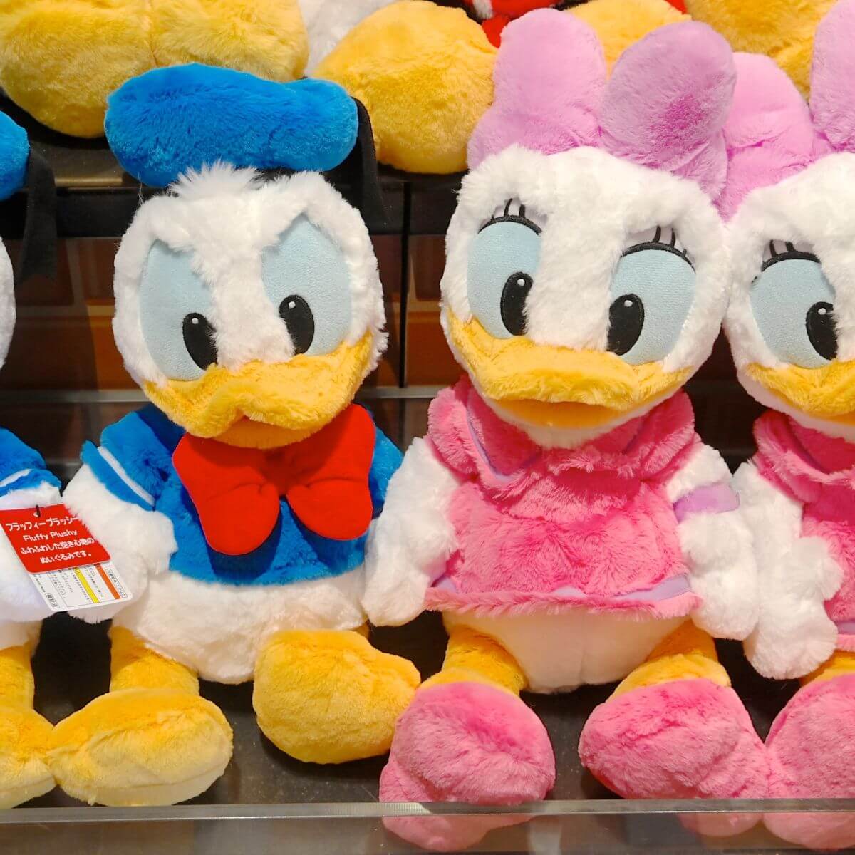 ドナルドダック&デイジーダックのふわふわぬいぐるみ！東京