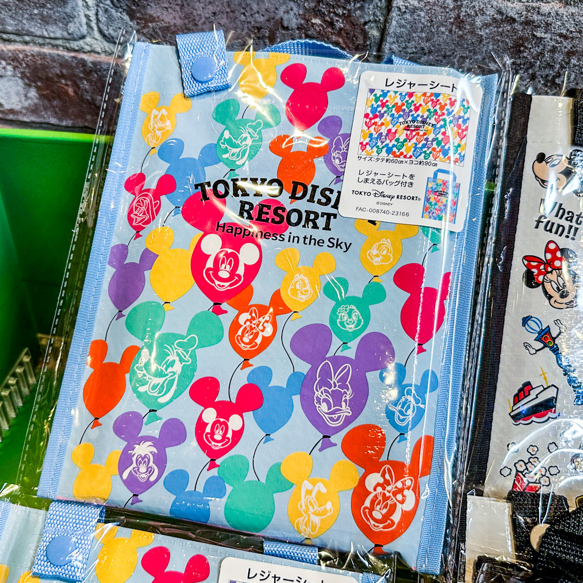 ミッキーバルーンデザイン！東京ディズニーランド レジャーシート -