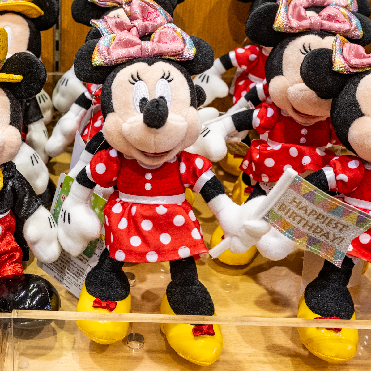 おひとつ〜OK ミニー ぬいぐるみバッジ おひとつ〜OK ミニー